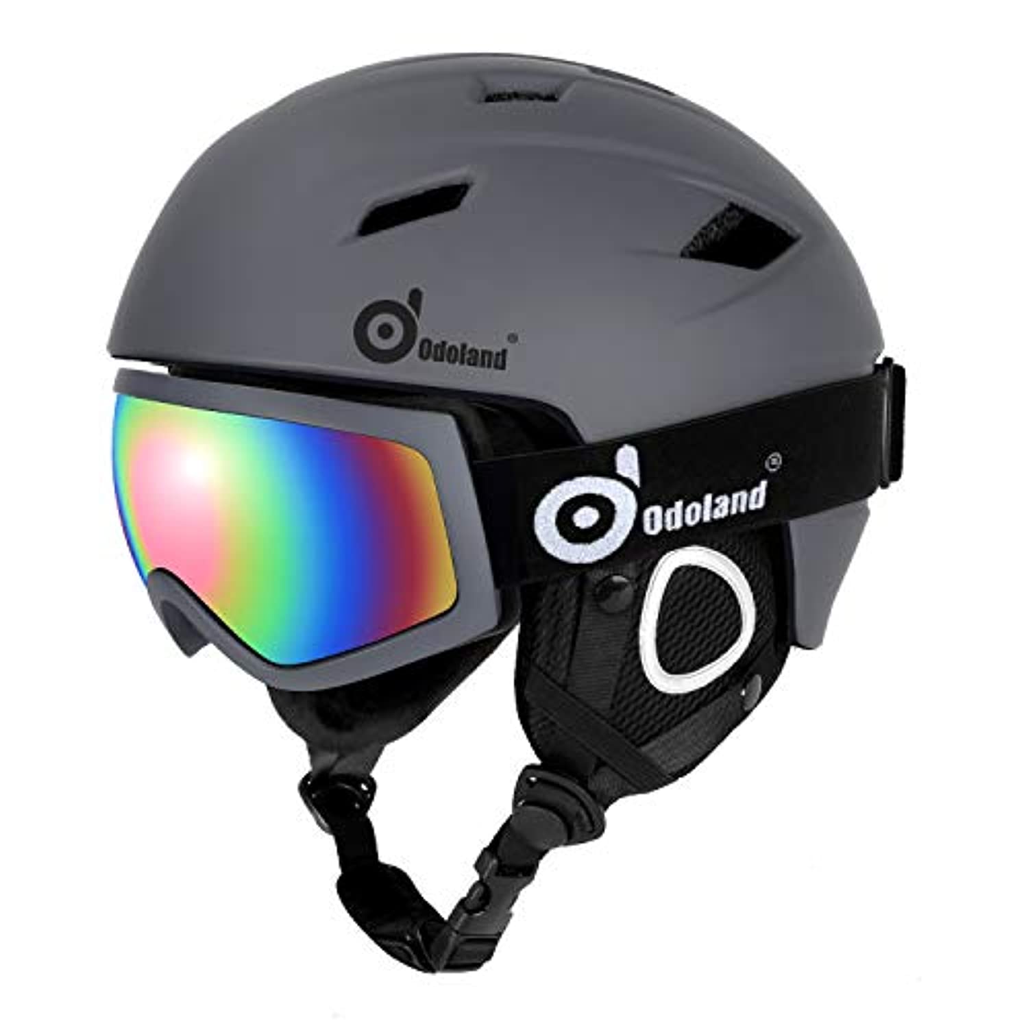 Odoland Snow Ski Helmet and Goggles Set – allseasonplay